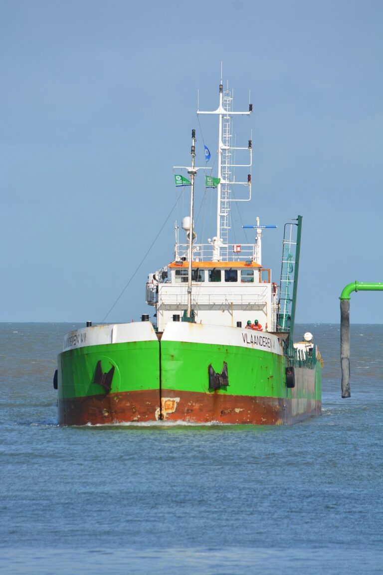 boat, sea, ship, water, dredger