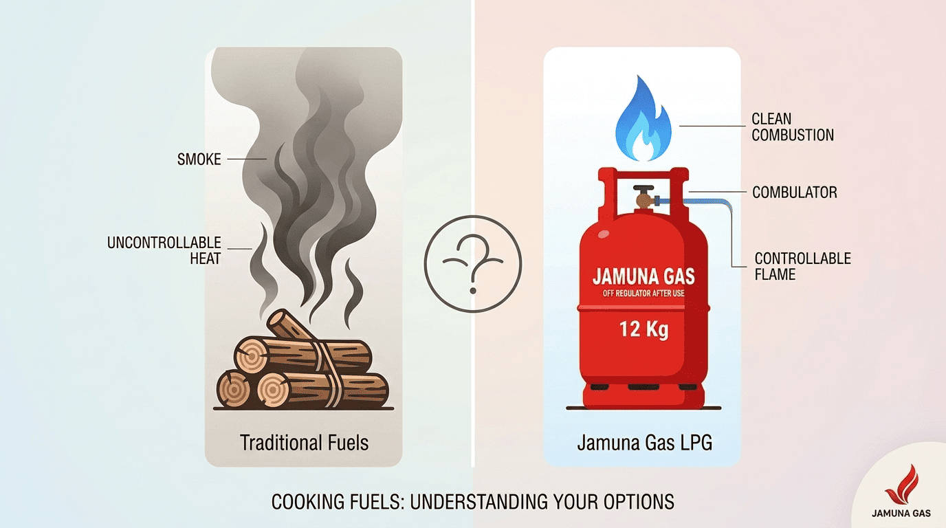 LPG vs Traditional Cooking Fuels: Understanding Your Options